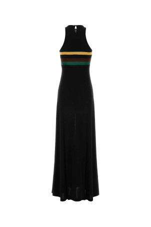 Black viscose dress SAINT LAURENT (858656Y37NX)