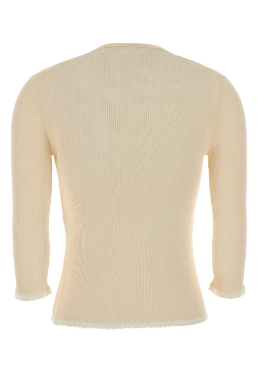 Cream cotton cardigan GUCCI (859076XKFF7)