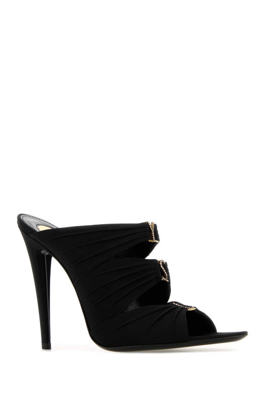 Black fabric Emilie mules SAINT LAURENT (859545AAF4G)