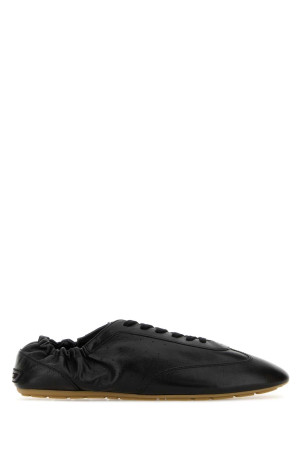 Black leather Lewis sneakers Black SAINT LAURENT (86256825V00)