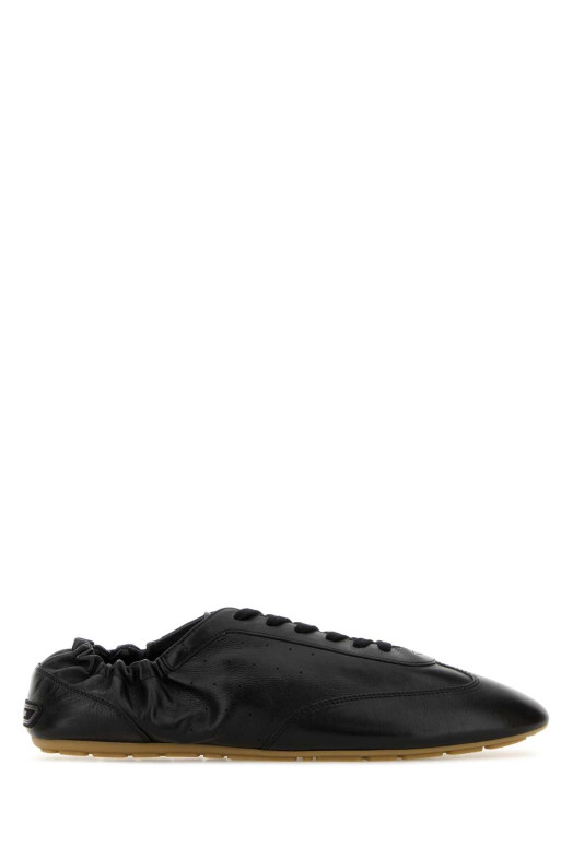 Black leather Lewis sneakers Black SAINT LAURENT (86256825V00)