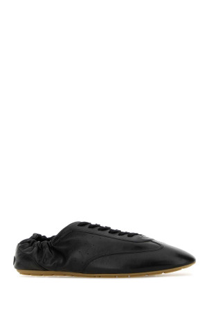 Black leather Lewis sneakers Black SAINT LAURENT (86256825V00)