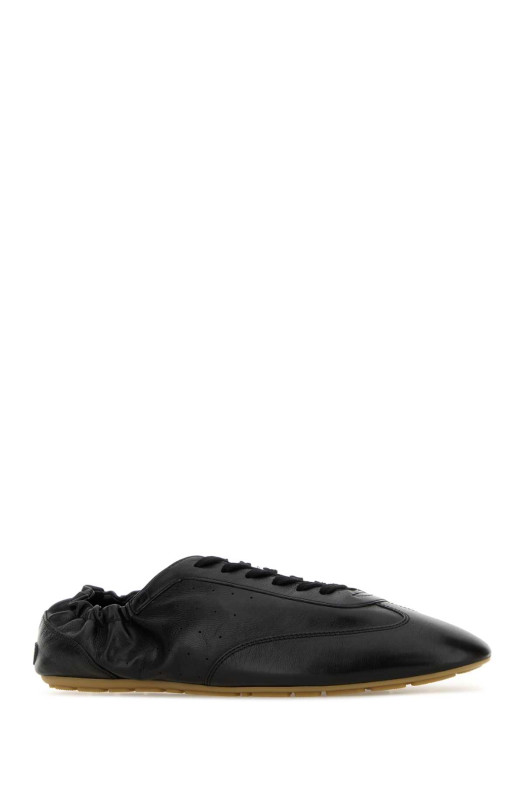 Black leather Lewis sneakers Black SAINT LAURENT (86256825V00)