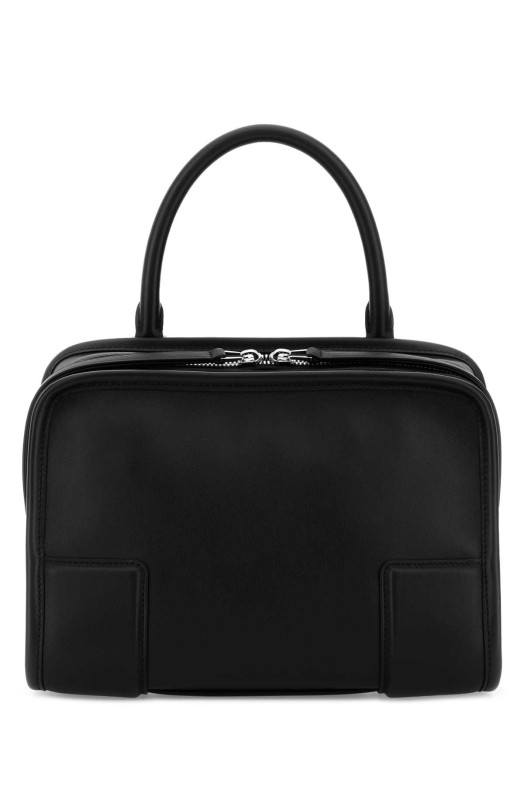 Black leather small Amazona handbag Black LOEWE (A039AS0X01)