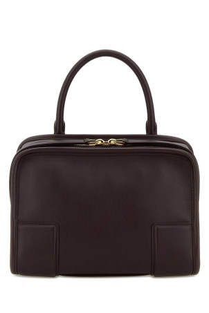 Dark brown leather small Amazona handbag LOEWE (A039AS0X01)