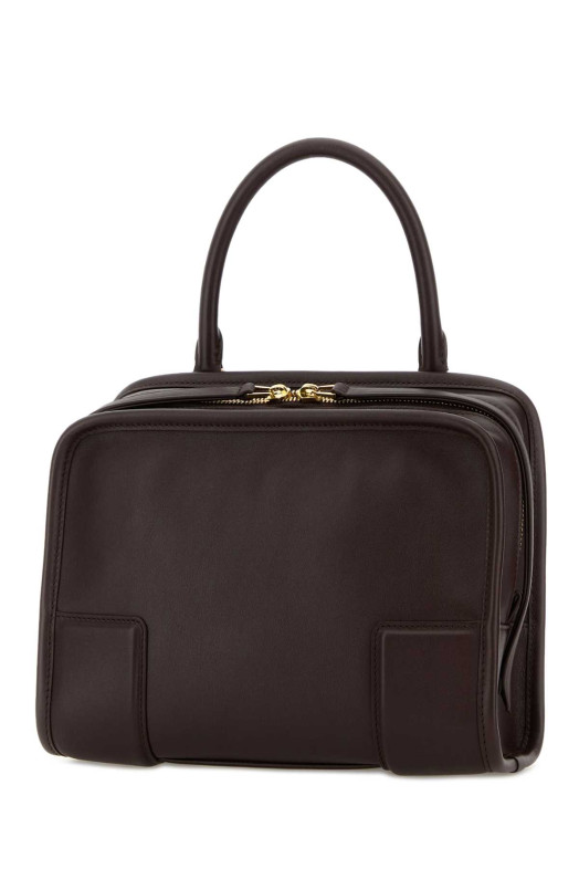 Dark brown leather small Amazona handbag LOEWE (A039AS0X01)