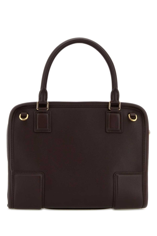 Dark brown leather small Amazona handbag LOEWE (A039AS0X01)