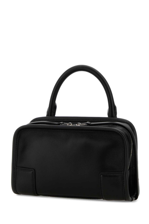Black leather mini Amazona handbag Black LOEWE (A039AS4X01)