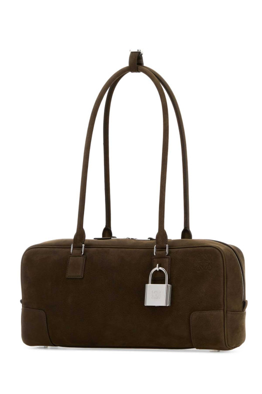 Mud leather Amazona 31 shoulder bag Beige LOEWE (A039N31X04)