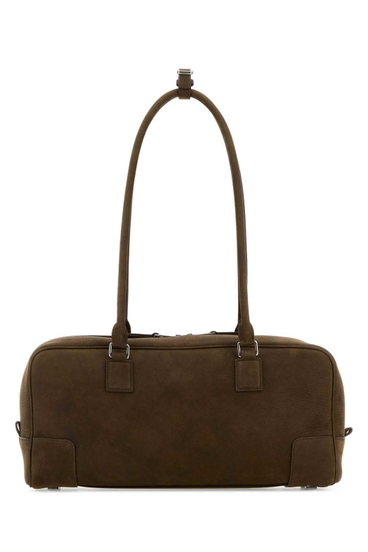 Mud leather Amazona 31 shoulder bag Beige LOEWE (A039N31X04)