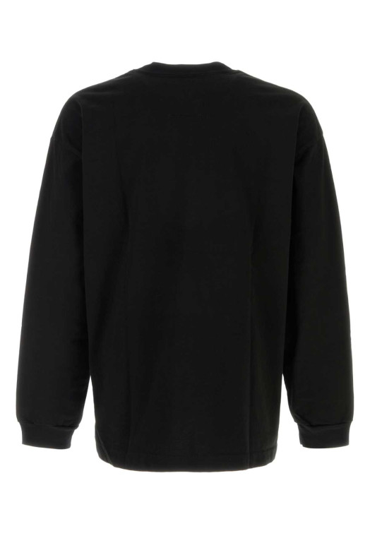 Black cotton oversize t-shirt Black MAISON MIHARA YASUHIRO (A15LT652)