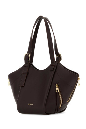 Chocolate leather Hammock Flip handbag LOEWE (A538HHBX07)