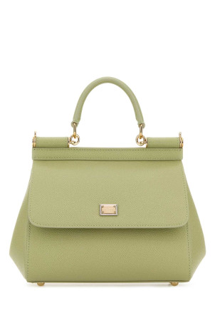 Pastel green leather medium Sicily handbag DOLCE & GABBANA (BB6003B1001)