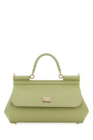 Pastel green leather medium Sicily handbag DOLCE & GABBANA (BB7652B1001)
