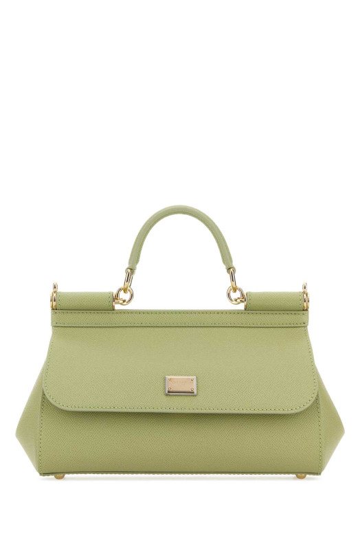 Pastel green leather medium Sicily handbag DOLCE & GABBANA (BB7652B1001)