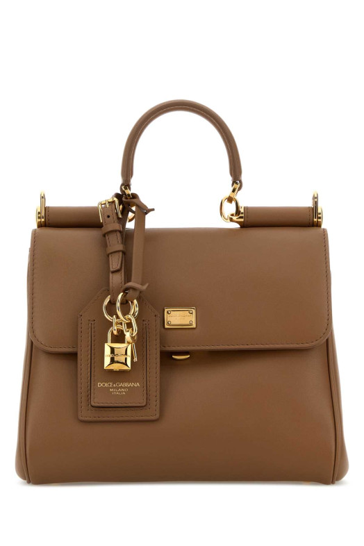 Biscuit leather My Sicily handbag DOLCE & GABBANA (BB7781B7321)