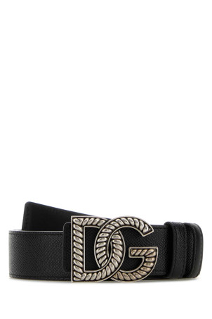 Black leather reversible belt DOLCE & GABBANA (BC4942AG651)