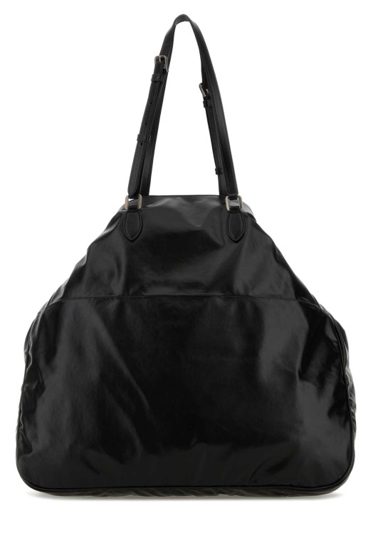 Black leather shopping bag Black DOLCE & GABBANA (BM2117AU996)