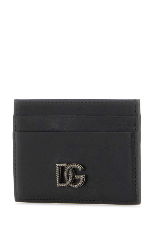 Black leather card holder Black DOLCE & GABBANA (BP0330AU994)