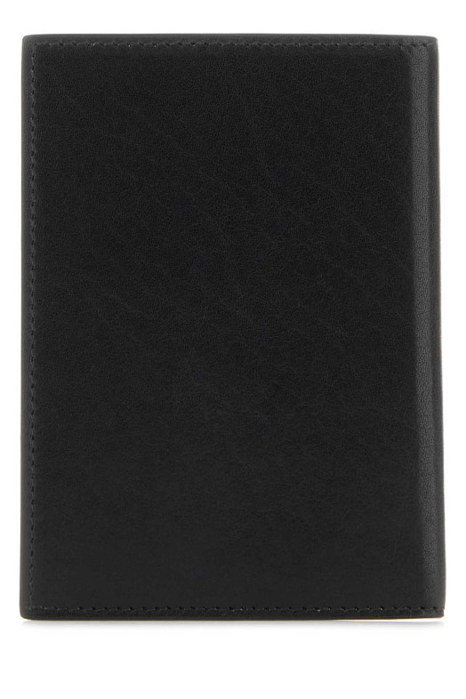 Black leather passport holder Black DOLCE & GABBANA (BP2215AU994)