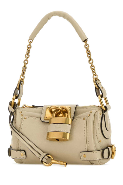 Sand leather small Paddington shoulder bag CHLOE (CH25WS803P75)