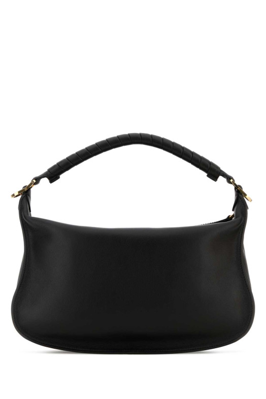 Black leather small Marcie shoulder bag CHLOE (CH26SS882R35)