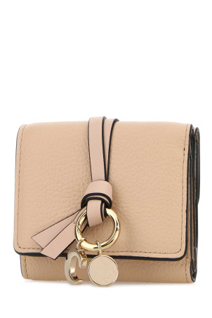 Powder pink leather Alphabet wallet CHLOE (CHC21WP946F57)
