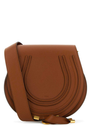 Caramel leather Marcie crossbody bag CHLOE (CHC24AS679I31)