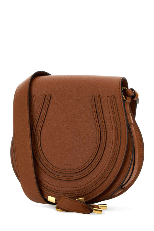 Caramel leather Marcie crossbody bag CHLOE (CHC24AS679I31)