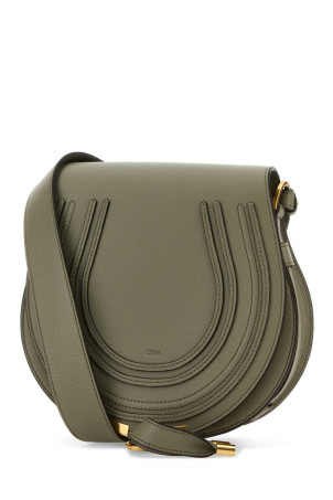 Sage green leather Marcie crossbody bag CHLOE (CHC24AS679I31)