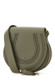 Sage green leather Marcie crossbody bag CHLOE (CHC24AS679I31)