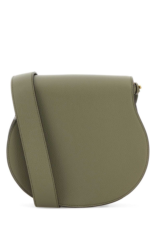 Sage green leather Marcie crossbody bag CHLOE (CHC24AS679I31)