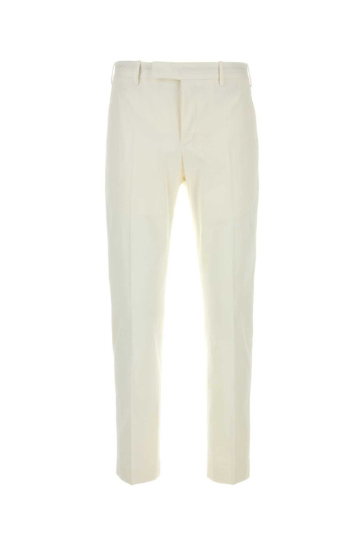 White stretch cotton pant PT TORINO (COASX0Z00FWDSD59)