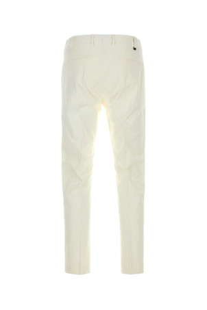White stretch cotton pant PT TORINO (COASX0Z00FWDSD59)
