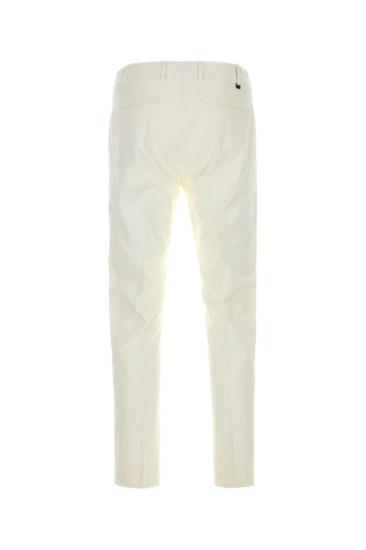 White stretch cotton pant PT TORINO (COASX0Z00FWDSD59)