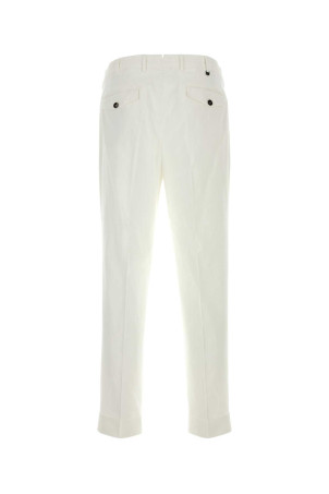White stretch cotton Style pant PT TORINO (COZTCLZB0CL1NK30)