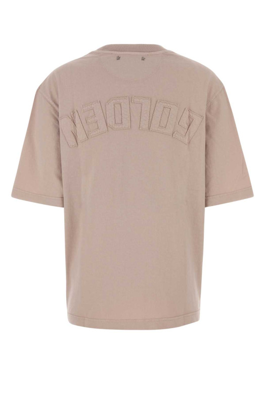 Pink cotton t-shirt GOLDEN GOOSE DELUXE BRAND (GUP01873P001576)