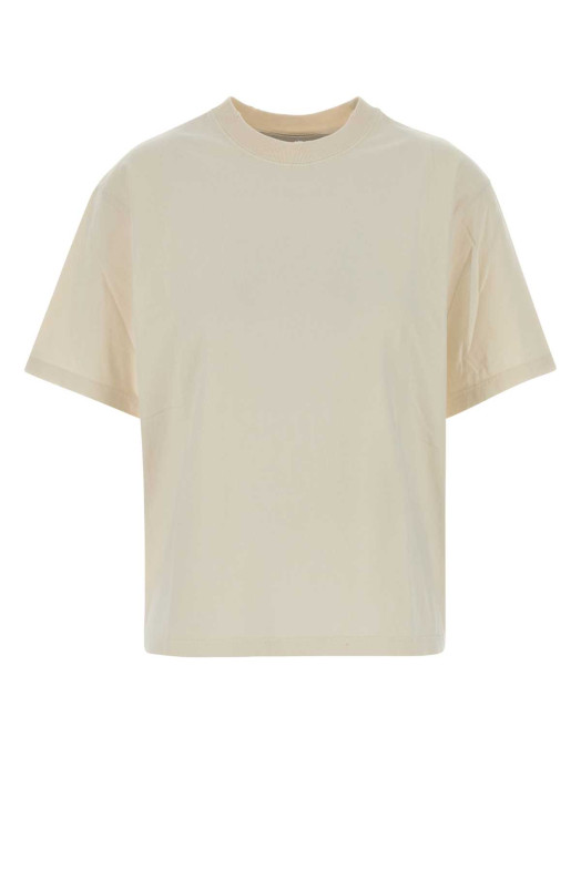 Cream cotton t-shirt GOLDEN GOOSE DELUXE BRAND (GWP01874P001576)