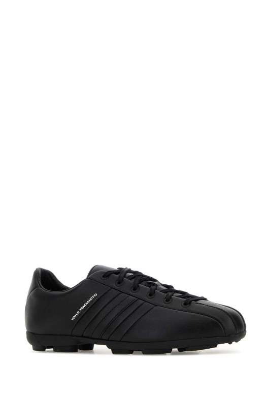Black leather Y-3 Field sneakers Y3 YAMAMOTO (HP9980)