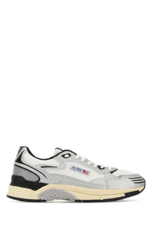 Multicolor leather and mesh Hyperway sneakers AUTRY (HYLM)