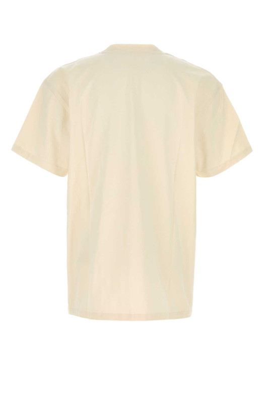 Cream cotton S/S American Script t-shirt CARHARTT WIP (I029956)