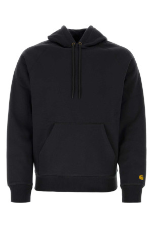 Black cotton blend Hooded Chase Sweat CARHARTT WIP (I033661)