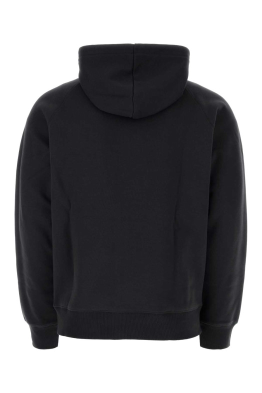 Black cotton blend Hooded Chase Sweat CARHARTT WIP (I033661)