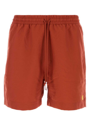 Red polyester Chase Swim Trunks CARHARTT WIP (I035062)