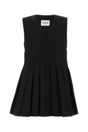 Black wool top JIL SANDER (J01NC0175J40002)