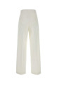 White cotton blend pant Multicolor JIL SANDER (J02KA0371J45266)
