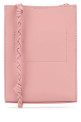 Pink leather small Tangle shoulder bag JIL SANDER (J07WG0001P5354)
