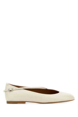 White leather Elyss ballerinas JIL SANDER (J16WZ0020P7689)