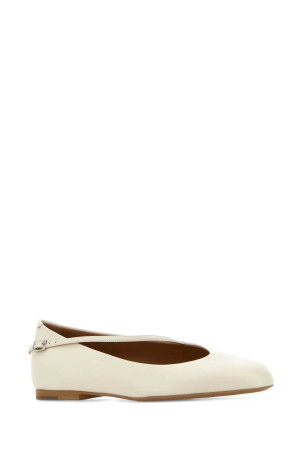 White leather Elyss ballerinas JIL SANDER (J16WZ0020P7689)