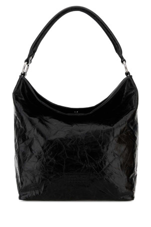 Black leather shopping bag MM6 MAISON MARGIELA (SB5ZL0004P8804)